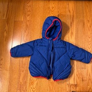 Baby gap + Junk Food SuperMan winter coat size 12-18 month